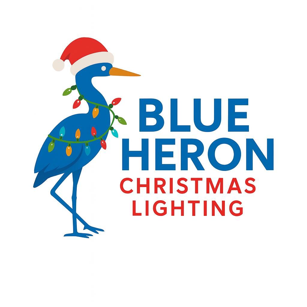 Blue Heron Christmas Lighting